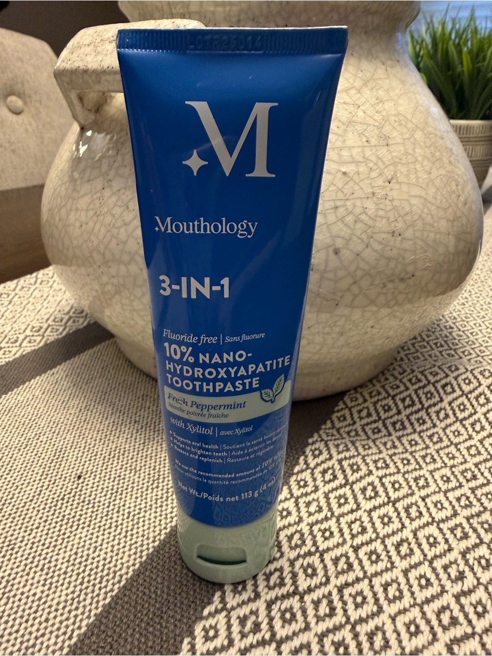 3-IN-1 Fresh Peppermint Toothpaste - Blue